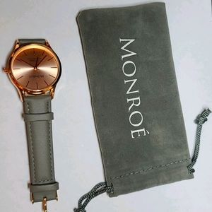 monroe watch sunburst solerose watch
